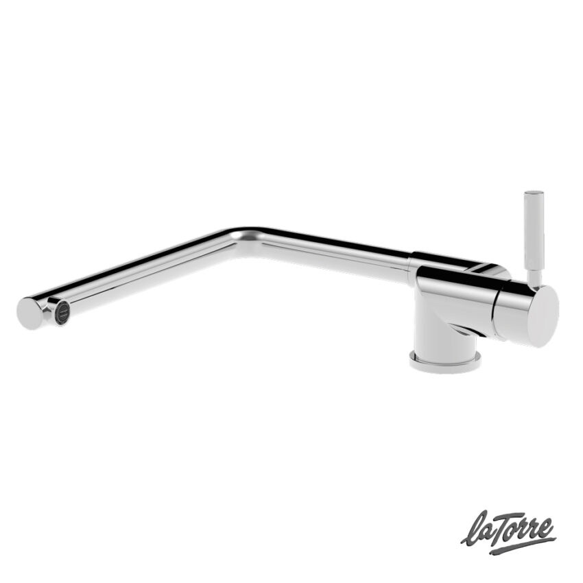 Μπαταρία Νεροχύτη Κουζίνας Παραθύρου, Τech La Torre Chrome - Image 3