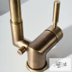 Μπαταρία Νεροχύτη Κουζίνας Παραθύρου, Τech La Torre Antique Brass - Image 4