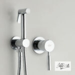 Σύστημα Μπιντέ με Μίκτη Εντοιχισμού Ζεστό-Κρύο, Flush-Mix Τech La Torre Chrome