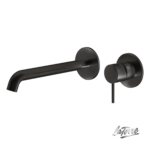 Μπαταρία Νιπτήρα Τοίχου Elle316 La Torre Inox PVD Black Brushed