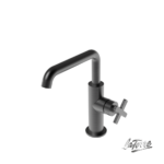 Μπαταρία Νιπτήρα με Βαλβίδα Clic-Clac Εlle Cross La Torre Black Brushed - Image 2