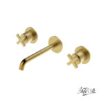 ΜΠΑΤ.ΝΙΠΤ.ΤΟΙΧ.3 ΟΠΩΝ ELLE CROSS LA TORRE BRUSHED GOLD