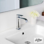 Μπαταρία Νιπτήρα με Αυτόματη Βαλβίδα Profili-Plus La Torre Chrome - Image 3