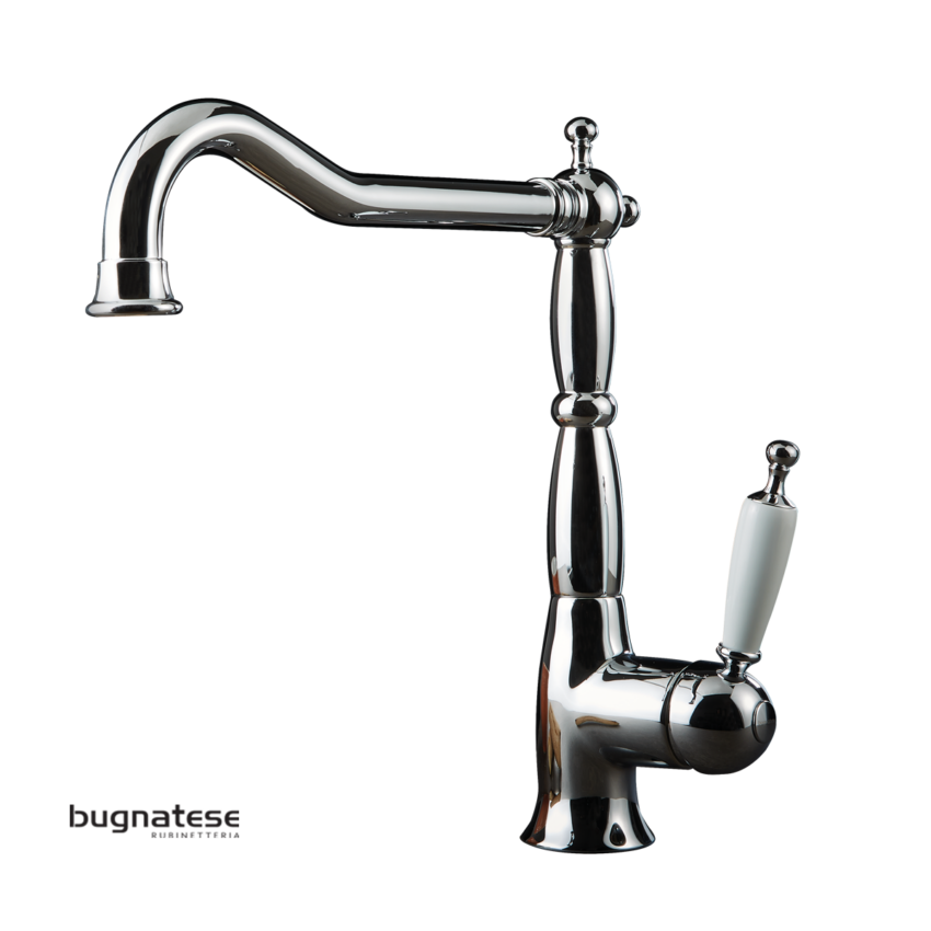 Μπαταρία Νεροχύτη Κουζίνας Oxford Bugnatese Chrome - Image 2