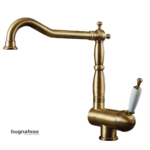 Μπαταρία Νεροχύτη Κουζίνας Σπαστή για χρήση κάτω από παράθυρο Bugnatese Bronze - Image 2