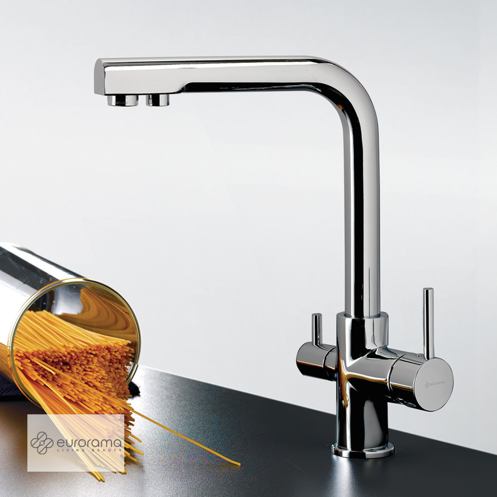 Μπαταρία Νεροχύτη Κουζίνας Filter-tap για Ντεπόζιτο Eurorama Chrome Μπαταρία Νεροχύτη Κουζίνας Filter-tap για Ντεπόζιτο Eurorama Chrome - Image 1