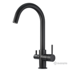 Μπαταρία Νεροχύτη Κουζίνας Filter-tap για Ντεπόζιτο Eurorama Black Matt - Image 2