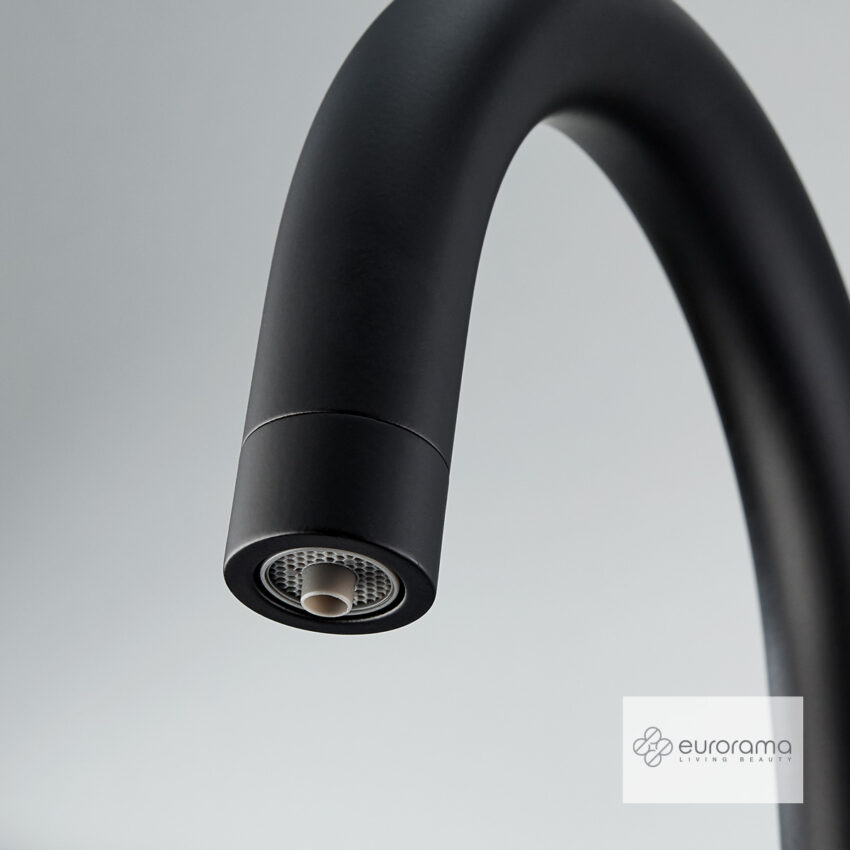 Μπαταρία Νεροχύτη Κουζίνας Filter-tap για Ντεπόζιτο Eurorama Black Matt - Image 4