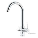 Μπαταρία Νεροχύτη Κουζίνας Filter-tap για φίλτρο πόσιμου νερού αντίστροφης όσμωσης Eurorama Chrome