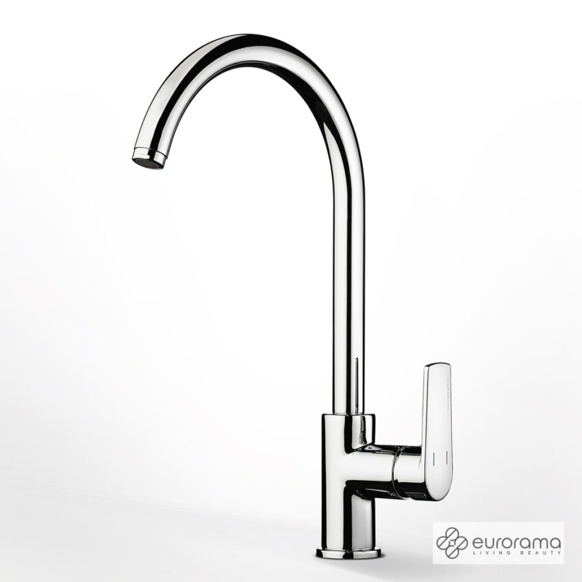 Μπαταρία Νεροχύτη Κουζίνας Klint Eurorama Chrome - Image 2