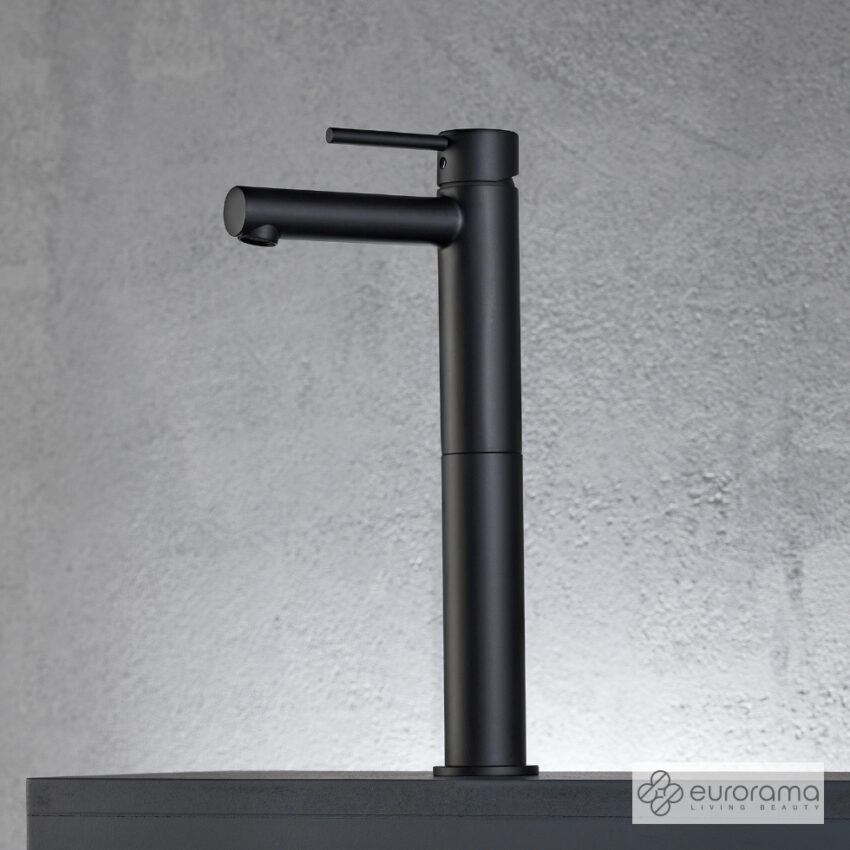 Μπαταρία Νιπτήρα Υψηλή Tonda Eurorama Black Μatt - Image 2