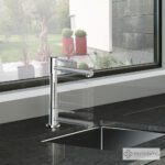 Μπαταρία Νεροχύτη Κουζίνας Tonda Βυθιζόμενη Eurorama Chrome - Image 3