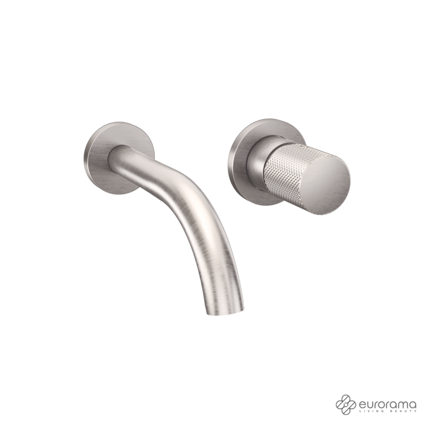 Μπαταρία Νιπτήρα Τοίχου Eletta Tecno Eurorama Inox - Image 2