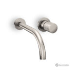 Μπαταρία Νιπτήρα Τοίχου Eletta Tecno Eurorama Inox