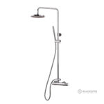 Μπαταρία Ντουζιέρας με Κεφαλή και Κολώνα ρυθμιζόμενου ύψους OSO Chrome