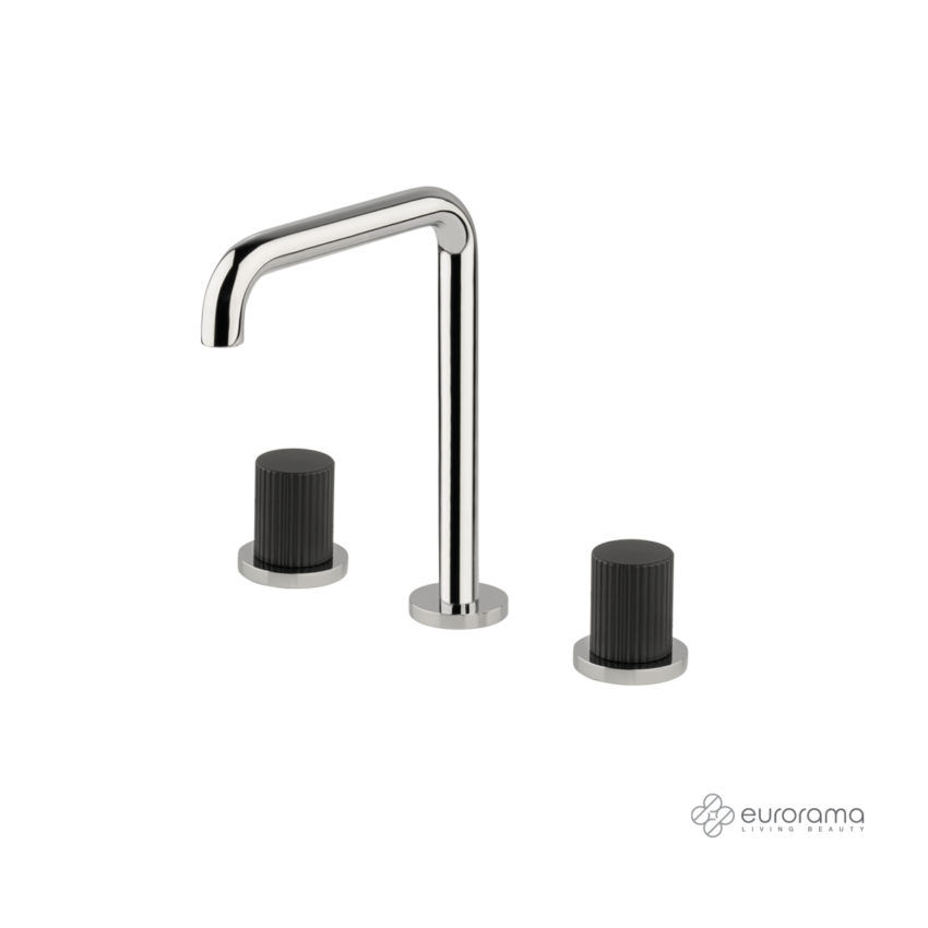 Μπαταρία Νιπτήρα Επικαθήμενη 3 οπών Clic-Clac OSO Eurorama Chrome - Image 2