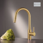 Μπαταρία Νεροχύτη Κουζίνας Eurorama Inox PVD Brushed Gold - Image 2