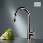 Μπαταρία Νεροχύτη Κουζίνας Eurorama Inox PVD Black Brushed - Image 2