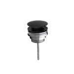 Βαλβίδα Νιπτήρα clic-clac Eurorama Black Matt