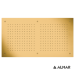 Κεφαλή Ντουζ Εντοιχισμού Οροφής 70x38 Almar Brushed Gold - Image 2