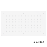Κεφαλή Ντουζ Εντοιχισμού Οροφής 70x38 Almar White Matt - Image 2