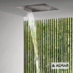 Κεφαλή Ντουζ Εντοιχισμού Οροφής Temptation 50x50, Almar,PVD Black Brushed - Image 3