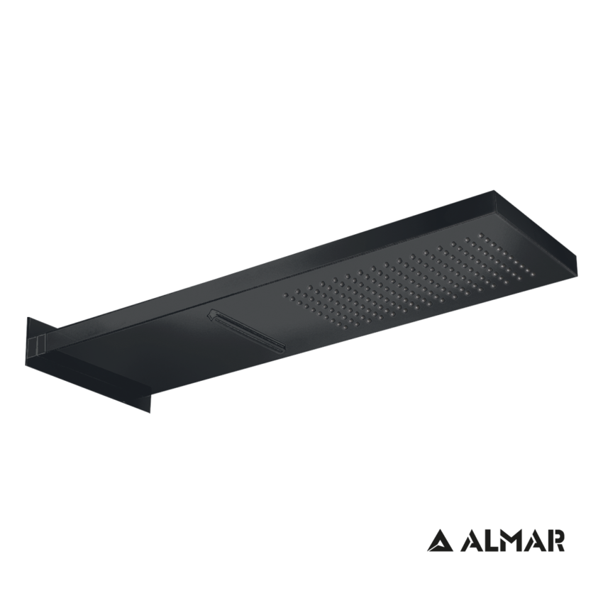 Καταρράκτης Ντουζ Smart 19,2x5,5 Almar Inox Black Matt - Image 2