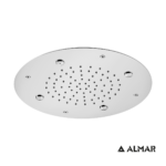 Κεφαλή Ντουζ Εντοιχισμού Οροφής Φ38 Almar Inox Chrome - Image 2