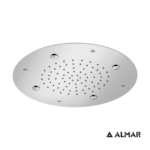 Κεφαλή Ντουζ Εντοιχισμού Οροφής Φ38 Almar Brushed Inox - Image 2