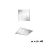 Κεφαλή Ντουζ Emotion 25x25 ABS, Almar Chrome
