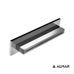 Καταρράκτης Ντουζ XL 34,6x8 Almar Chrome - Image 2