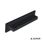 Καταρράκτης Ντουζ XL 34,6x8 Almar Black Matt - Image 2