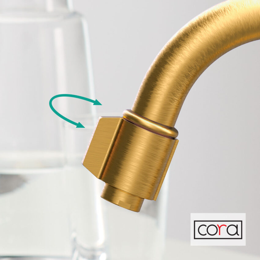 Ρουξούνι Φίλτρου (με διακόπτη) CORA Brushed Gold - Image 3