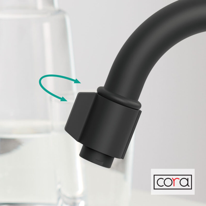 Ρουξούνι Φίλτρου (με διακόπτη) CORA Black Matt - Image 4