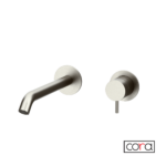 Μπαταρία Νιπτήρα Τοίχου cosmo Brushed Inox 316L