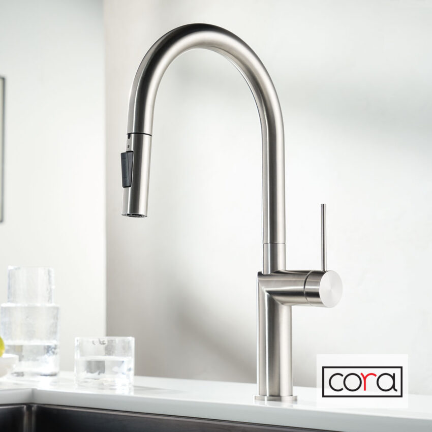 Μπαταρία Νεροχύτη Κουζίνας CORA Inox - Image 2