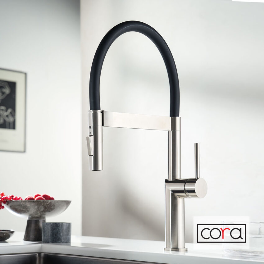 Μπαταρία Νεροχύτη Κουζίνας CORA Inox - Image 2