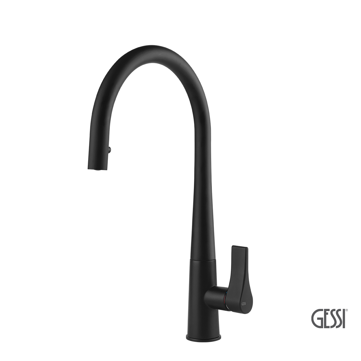 Μπαταρία Νεροχύτη Κουζίνας με Τηλέφωνο Ντους Proton Gessi Black Matt Μπαταρία Νεροχύτη Κουζίνας με Τηλέφωνο Ντους Proton Gessi Black Matt - Image 1