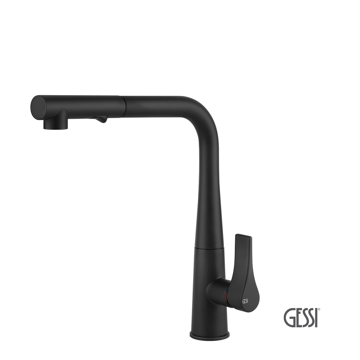 Μπαταρία Νεροχύτη Κουζίνας με Τηλέφωνο Ντους Proton Gessi Black Matt Μπαταρία Νεροχύτη Κουζίνας με Τηλέφωνο Ντους Proton Gessi Black Matt - Image 1