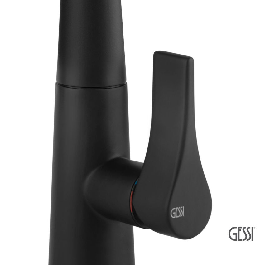 Μπαταρία Νεροχύτη Κουζίνας Proton Gessi Black Matt - Image 3