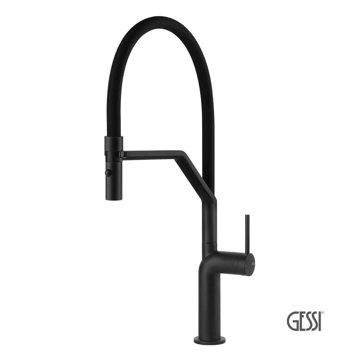 Μπαταρία Νεροχύτη Κουζίνας Stelo Gessi Black Matt Μπαταρία Νεροχύτη Κουζίνας Stelo Gessi Black Matt - Image 1