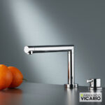 Μπαταρία Νεροχύτη Κουζίνας Cono Βυθιζόμενη Chrome - Image 2