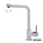 Μπαταρία Νεροχύτη Κουζίνας Fluo Chrome - Image 2
