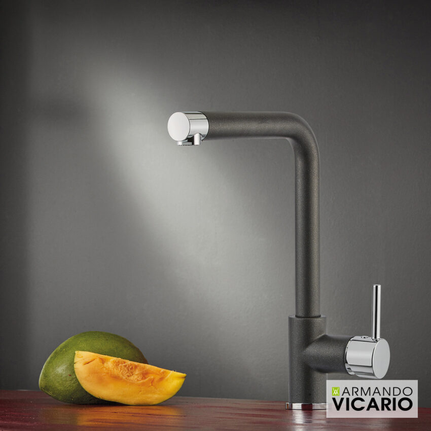 Μπαταρία Νεροχύτη Κουζίνας Fluo Chrome - Image 4