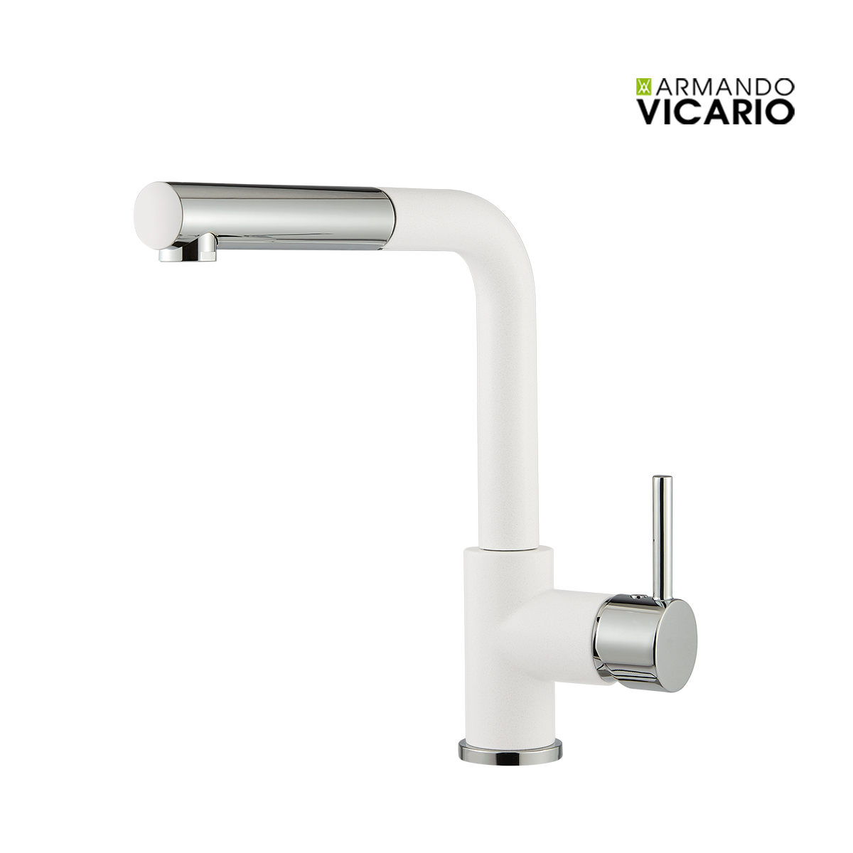 Μπαταρία Νεροχύτη Κουζίνας Fluo SuperWhite Granite Μπαταρία Νεροχύτη Κουζίνας Fluo SuperWhite Granite - Image 1