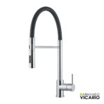 Μπαταρία Νεροχύτη Κουζίνας Fluo Chrome - Image 3