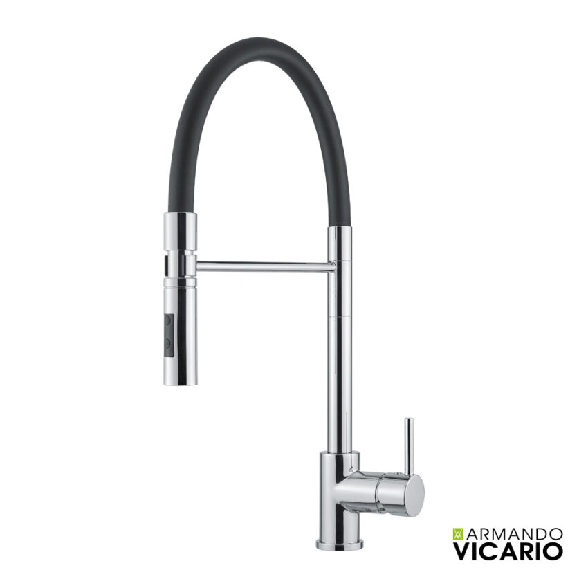 Μπαταρία Νεροχύτη Κουζίνας Fluo Chrome - Image 3