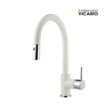 Μπαταρία Νεροχύτη Κουζίνας Fluo SuperWhite Granite - Image 2