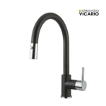 Μπαταρία Νεροχύτη Κουζίνας Fluo Nero Granite - Image 2