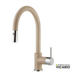 Μπαταρία Νεροχύτη Κουζίνας Fluo Sabbia Granite